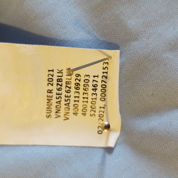 Vans Men's Small 100% Cotton Tee Navy Stripes - Picture 5 of 11